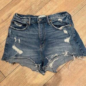 Abercrombie High-Rise Mom Shorts